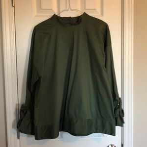 NWT Banana Republic green blouse size L